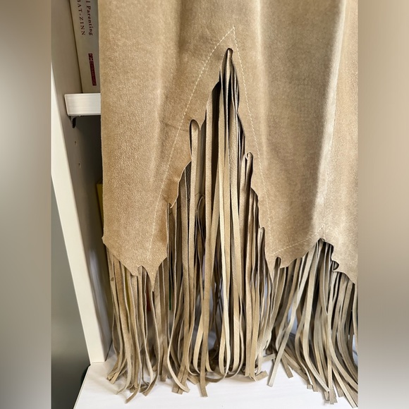 Ricky Nell Handmade Vintage Suede Skirt.  Size 8 - Picture 4 of 7